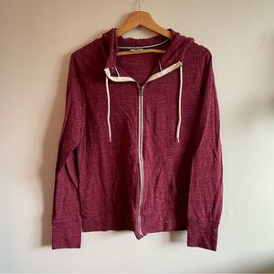 Time & Tru Zip Hoodie